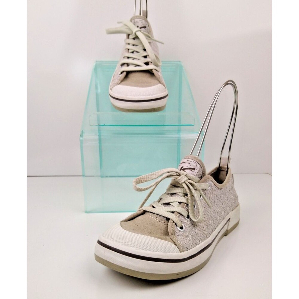 KEEN Elsa Crochet Sneakers Silver Birch Women's Size 5